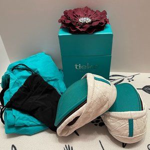 Tieks - Diamond White Croc, Size 7